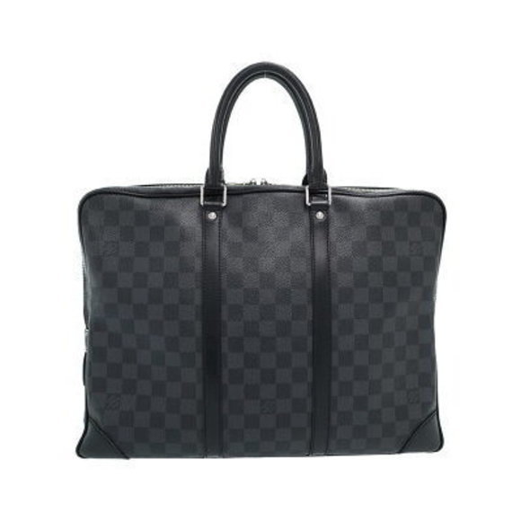 Louis Vuitton Damier Graphite Black Porte Document Voyage Business Bag - Picture 1 of 8